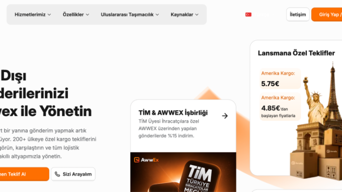 Awwex Fransa'ya Yapılan B2C Gönderilerde Maliyet ve Vergi Şeffaflığı Sağlıyor