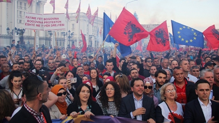 Makedonya'da arnavut muhalefet ayakta