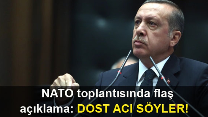 Erdoğan'dan NATO toplantısında sert ifadeler