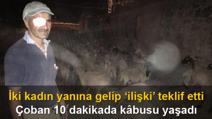 Konya'da çobana 'ilişki' oyunu