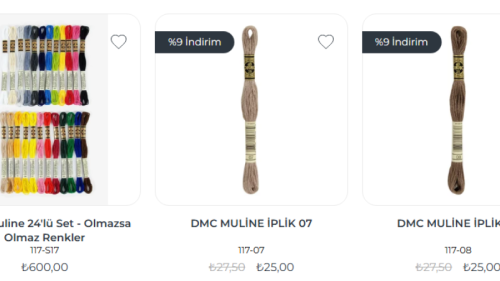 DMC Muline İpliklere İlgi Güçleniyor