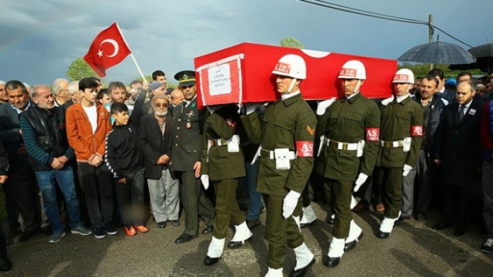 Jandarma Uzman Onbaşı Yılmaz son yolculuğuna uğurlandı