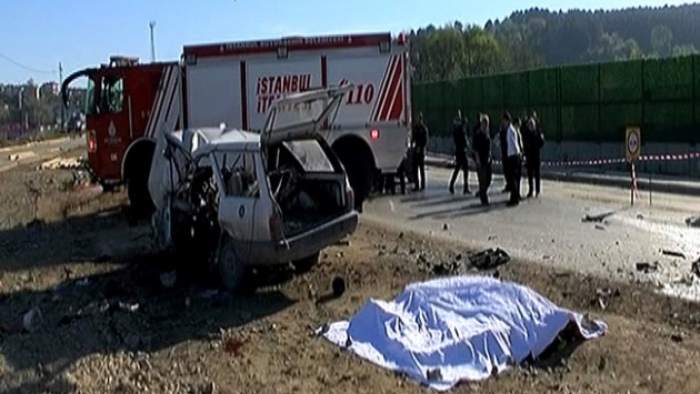 İstanbul Beykoz'da feci kaza