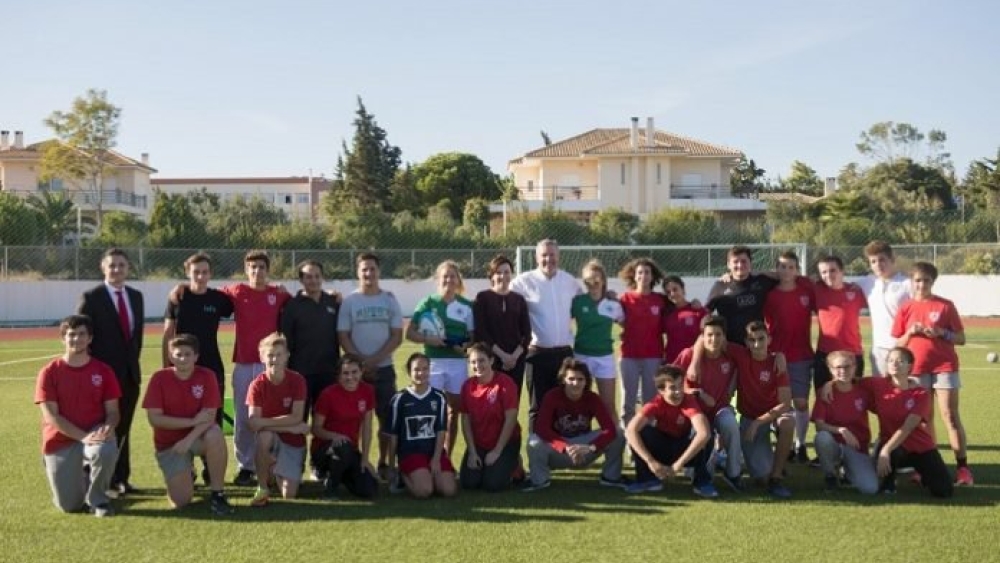 Avustralya, Atina'da Kadın Rugby'ı Destekliyor (fotoğraf)