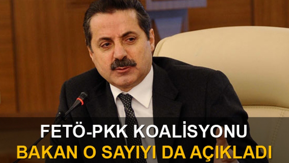 Bakan FETÖ-PKK koalisyonu ile ilgili açıklama yaptı