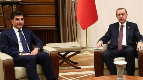 Cumhurbaşkanı Erdoğan, Barzani'yi kabul etti