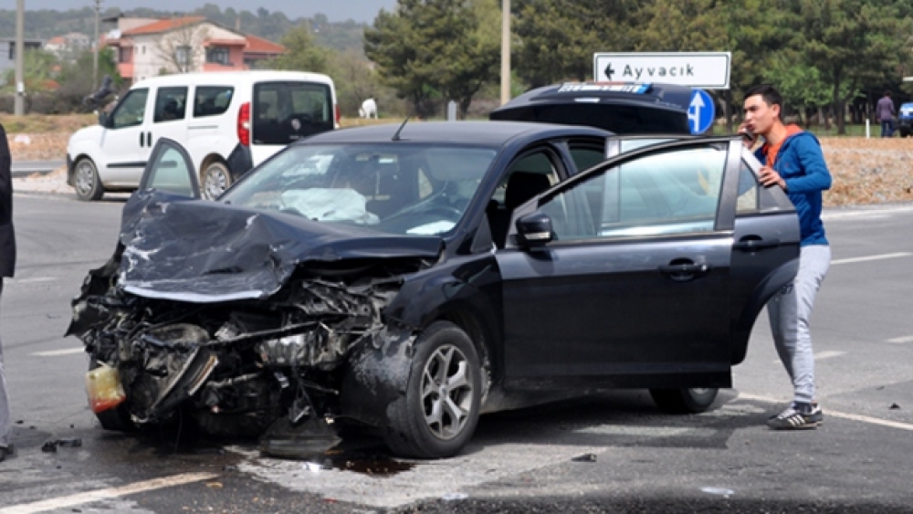 Çanakkale Ayvacık'ta trafik kazası