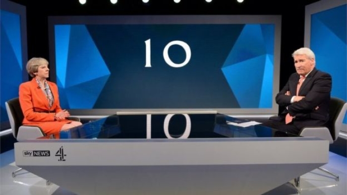 Genel seçim 2017: Jeremy Corbyn ve Theresa, TV programında karşı karşıya geldi