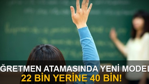 Öğretmen atamasında için yeni model