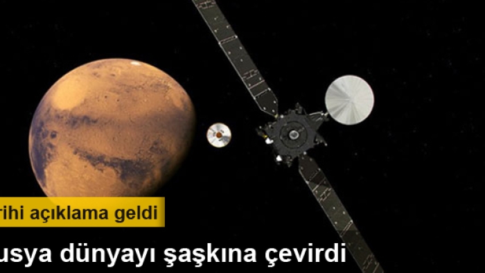 Rusya-AB ortak girişimi uzay aracı Mars'a indi