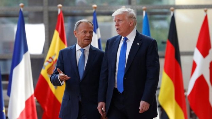 Trump Nato zirvesi: 'Zorlu' askeri harcamalar üzerine konuşuyor